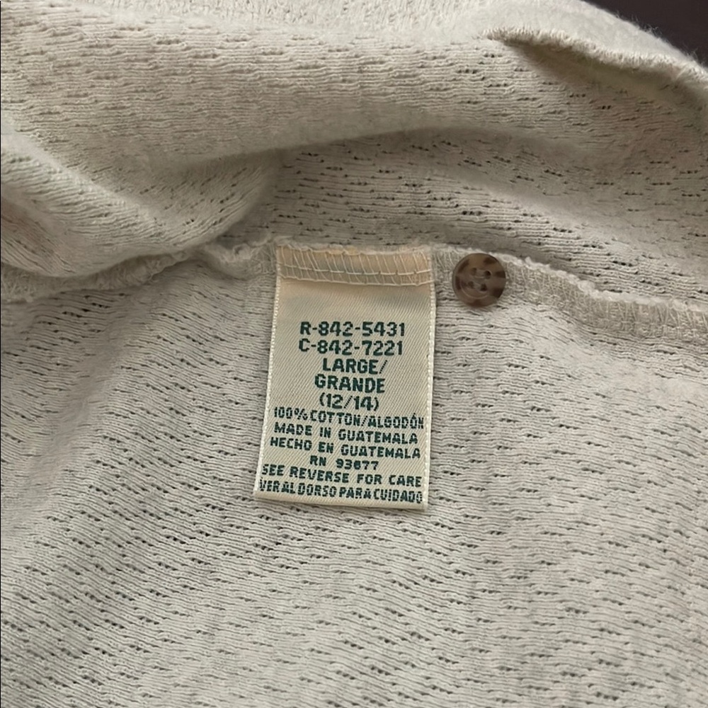 Cream Button-Up Cardigan - Picture 4 of 4